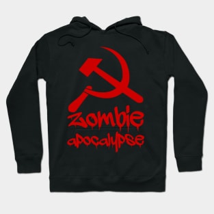 Zombie Apocalyose Funny Political Halloween Anti-Socialism Communist Horror Hoodie